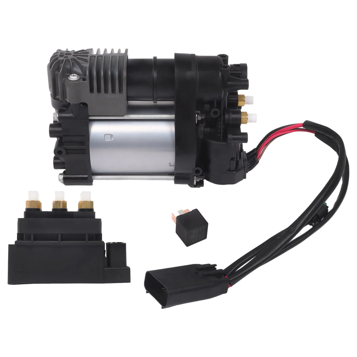 Air Suspension Compressor Pump & Valve Block for Jeep Grand Cherokee (2011–2018)