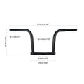 1.25" Rise 12" Handlebar for Harley Dyna (2006–2023)
