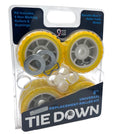 Set of 4 Tie Down Boat Trailer Rollers 86144-1B Amber 5 Inch