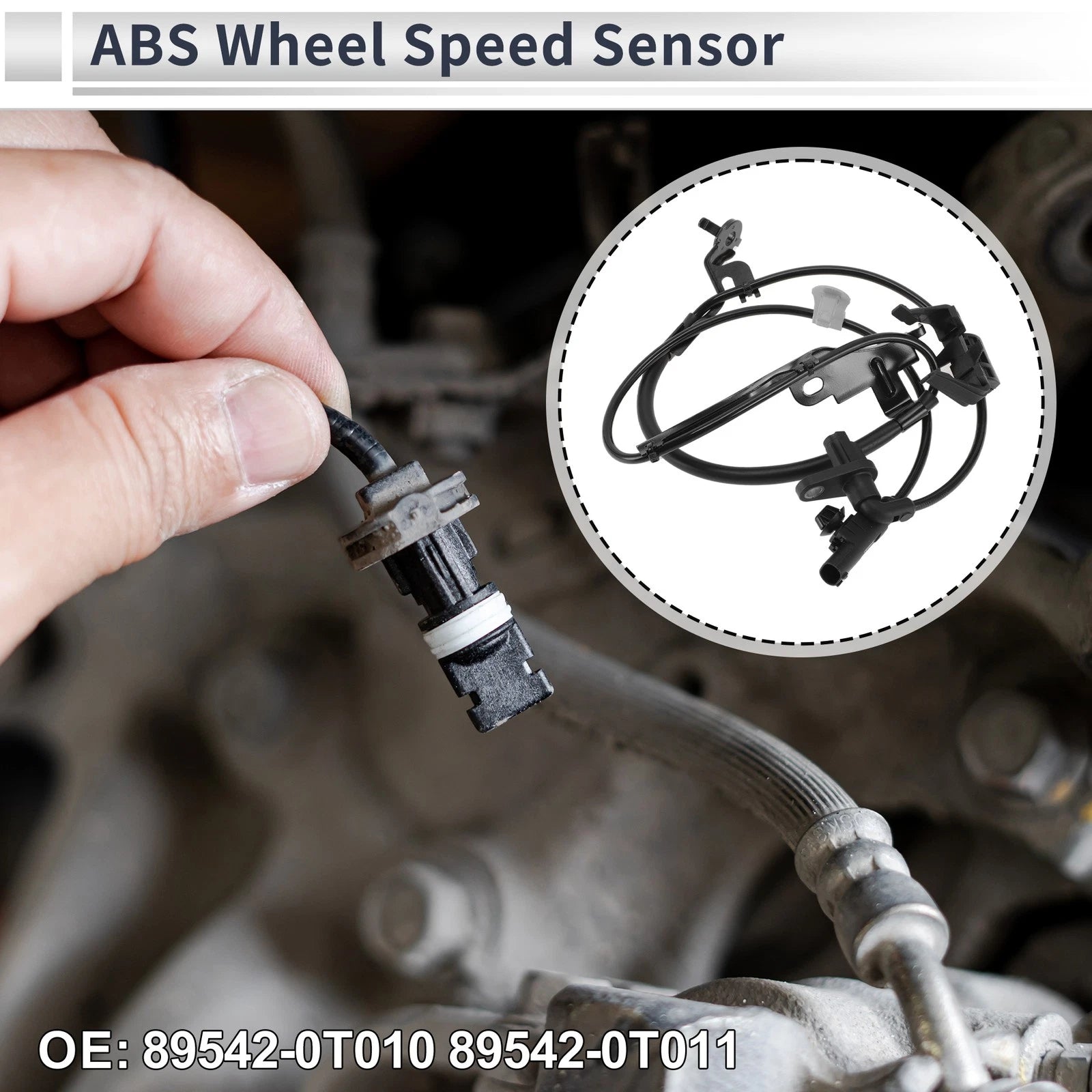 ABS Wheel Speed Sensor Replacement for Toyota Venza (2009–2015) Front Right