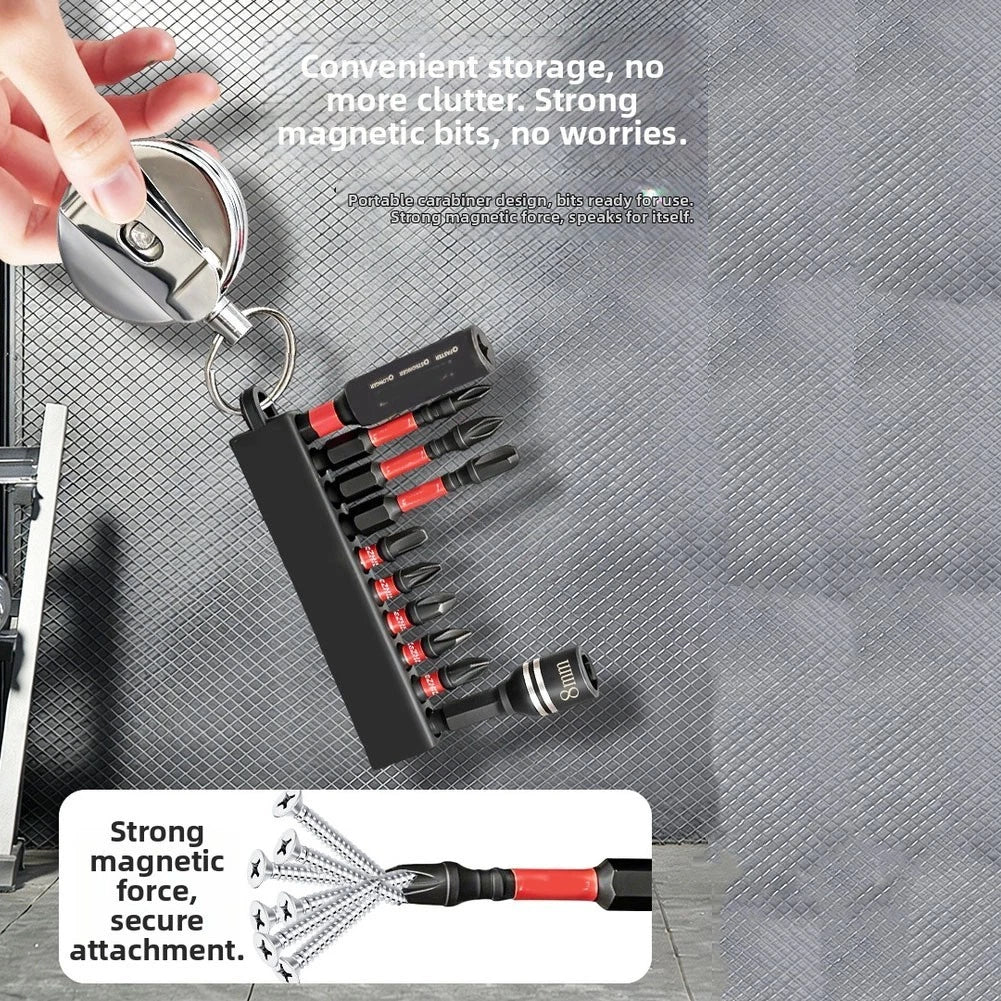 Portable Screwdriver Bit Extension Rod with Magnetic Tip
