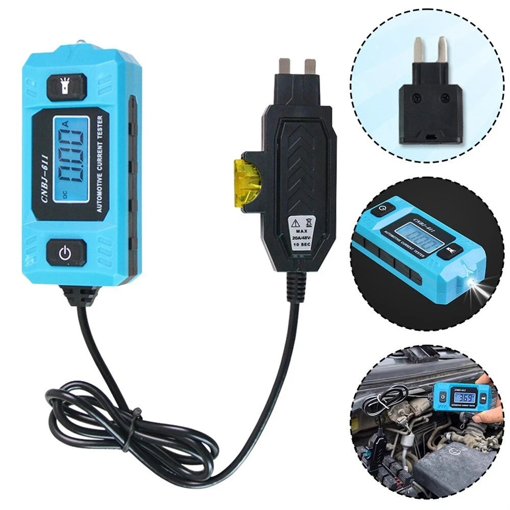 12V Auto Current Tester Multimeter for Car Repair Tool