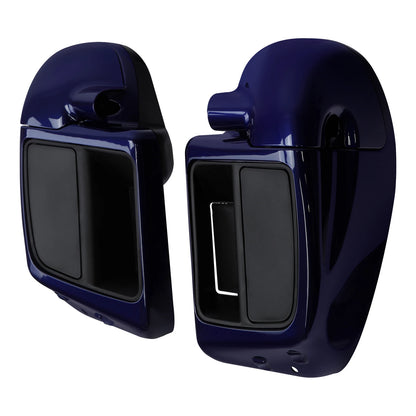 Lower Vented Fairings for Harley Street Glide (2014–2023) Zephyr Blue/Black