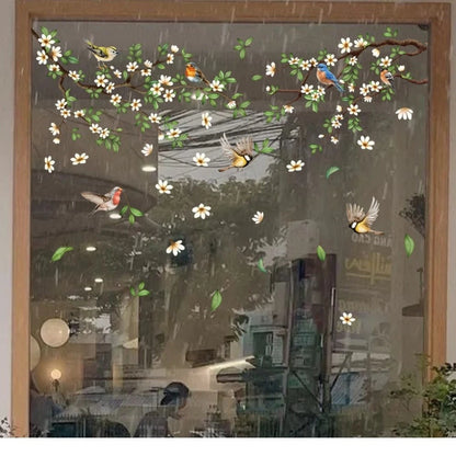 Static Cling Window Decal for Home Kitchen Decor