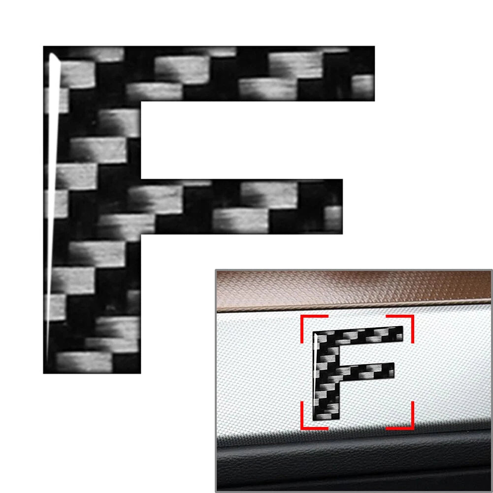 F Window Door Wall Car Badge Emblem Decals Stickers for
