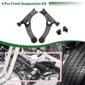 4 Pc Front Lower Control Arms Replacement for Toyota Celica (2000–2005)