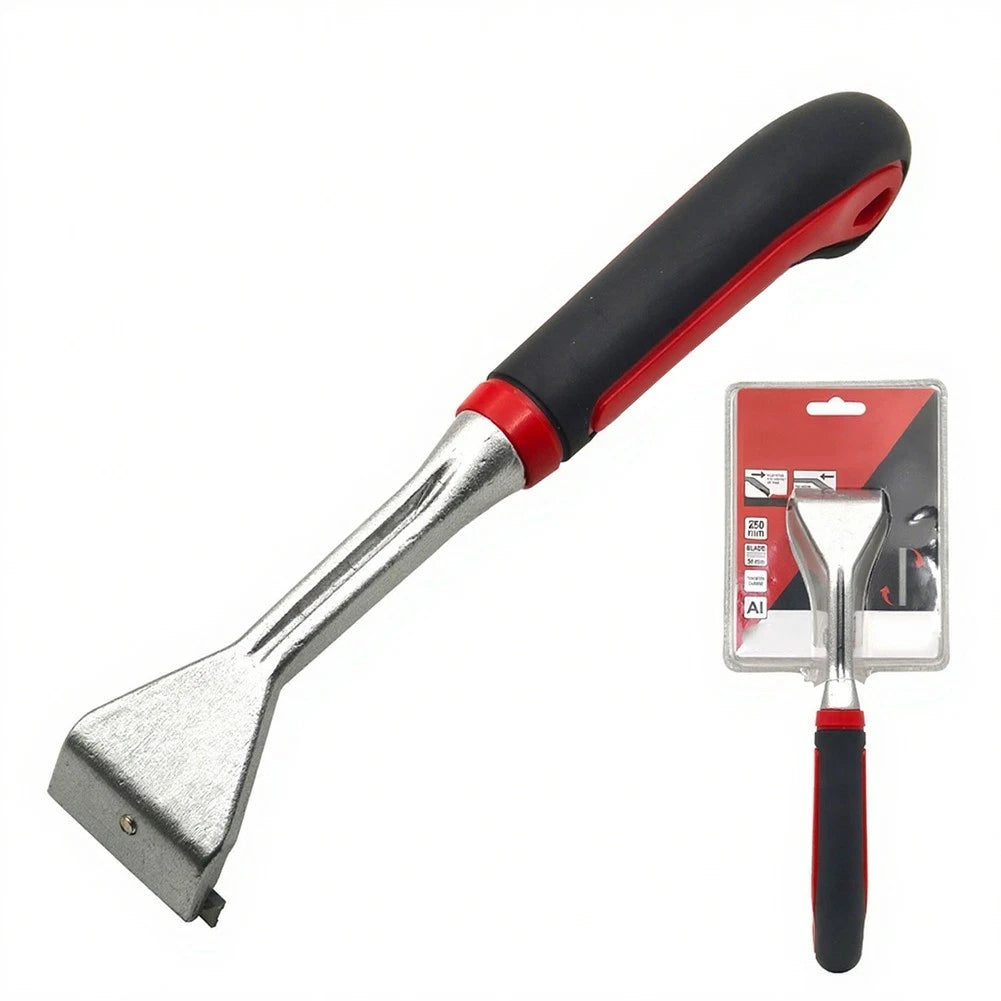 Comfort Grip Paint Scraper with Non Slip Handle and Metal Blade for Floor Paint