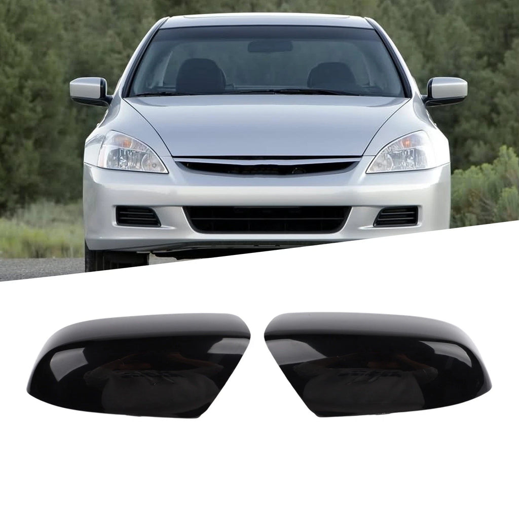 Mirror Cover for - Gloss Black, 1 Pair, ABS Plastic