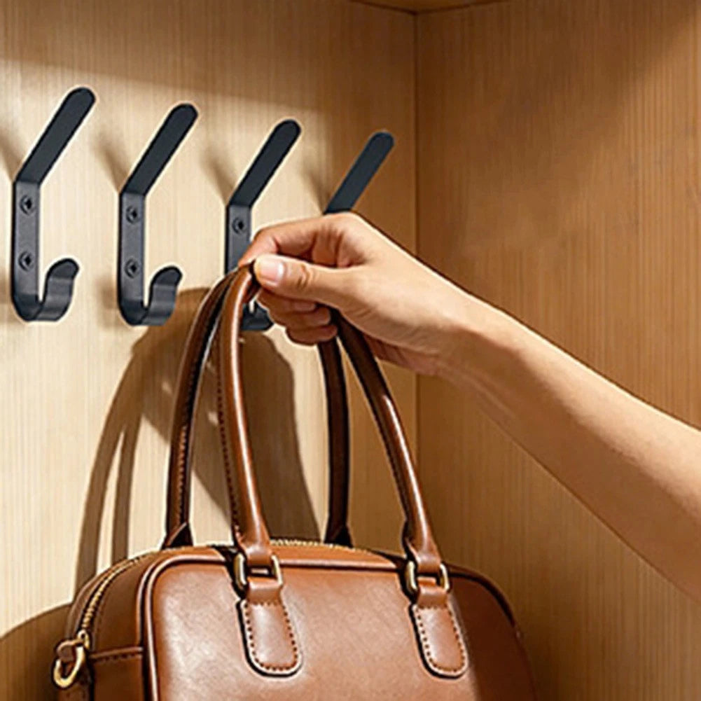 Metal Wall Hook 10kg Capacity 92x40mm for Home Office Bathroom