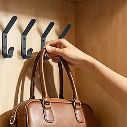 Metal Wall Hook 10kg Capacity 92x40mm for Home Office Bathroom