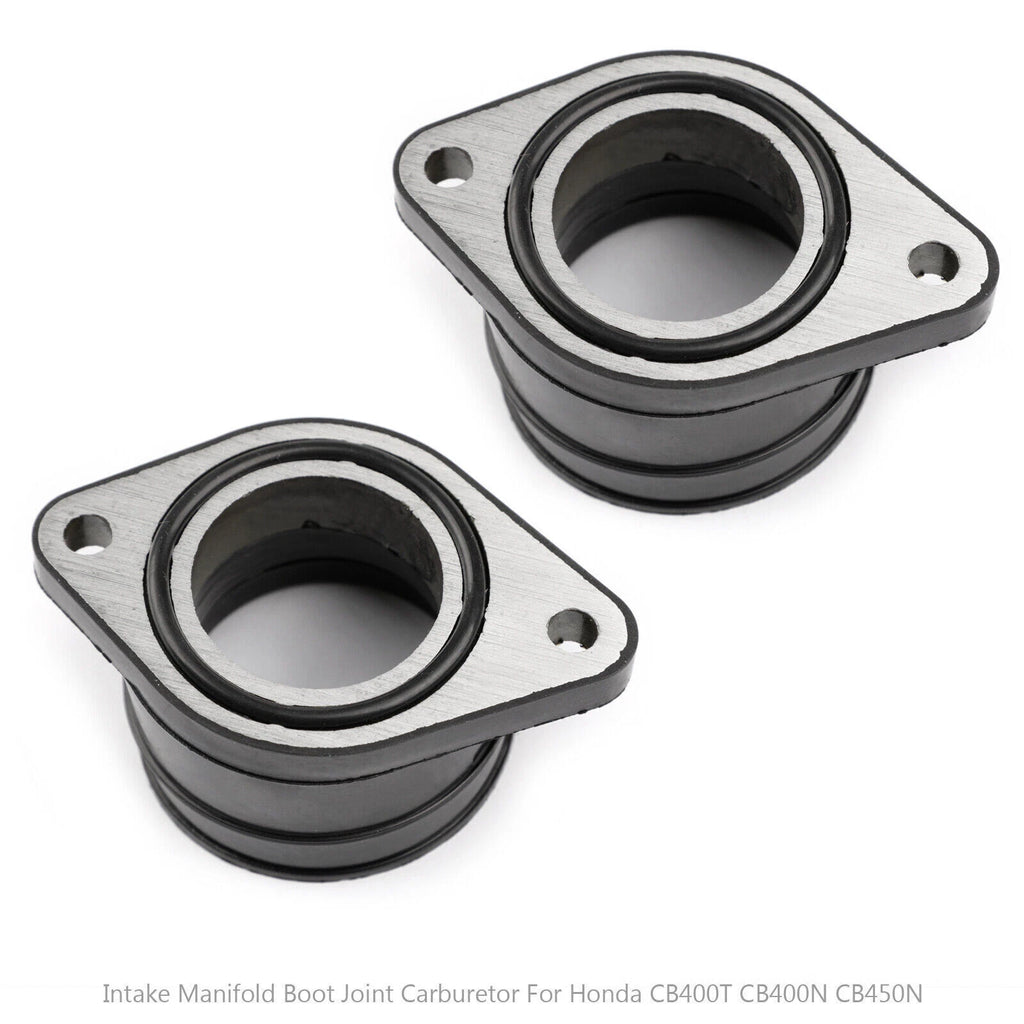 2Pcs Carburetor Intake Manifold Boots for Honda CB400 (1977–1979)