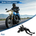 Adjustable Brake Clutch Levers Replacement for Honda Solid Black (2005–2015)