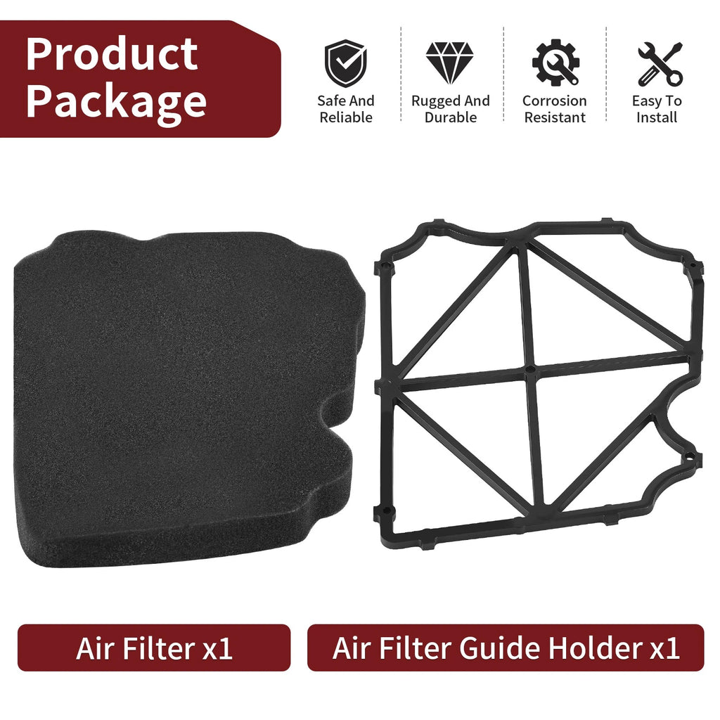 Air Filter Element Foam + Guide Holder for Yamaha TW200 (1987–2000)