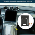 Center Console Panel Sticker Matte Black 1 Set for Mercedes-Benz GLC Class (2023–2025)