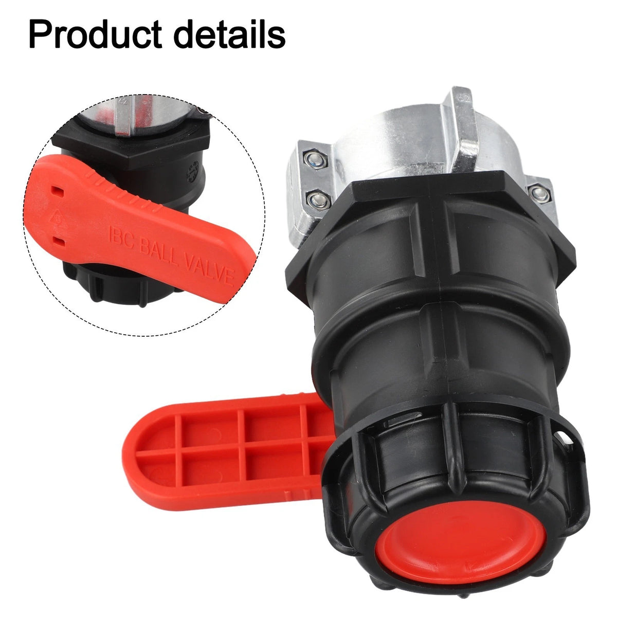 IBC Adapter Ball Valve for Tank Container Outlet S62x6 (62mm)