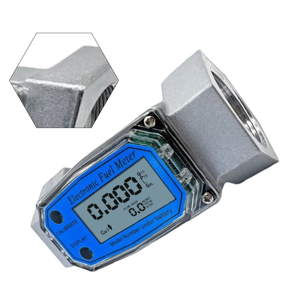Turbine Sensor Fuel Flow Meter 3/4-inch Adapter for Automotive