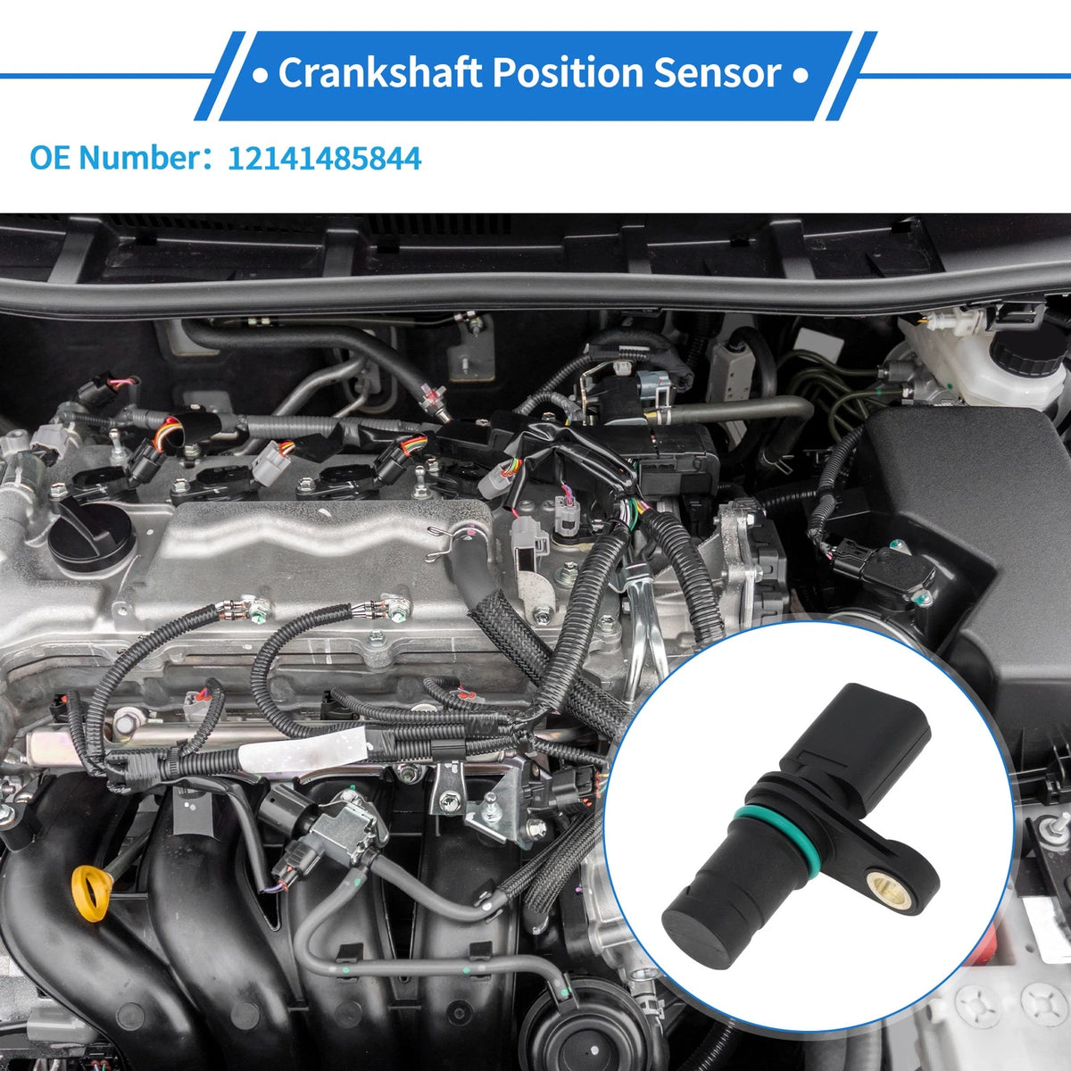 Crankshaft Position Sensor for Mini Cooper S (2002–2008) No. 12141485844