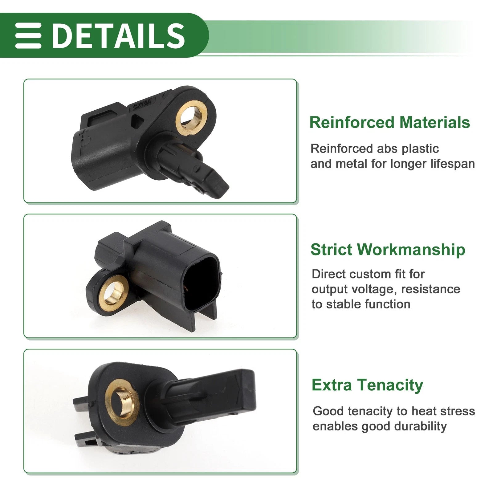 ABS Wheel Speed Sensor Replacement for Mazda 3 (2004–2012)