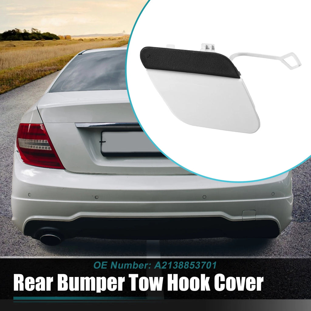 Rear Bumper Tow Hook Cap Replacement for Mercedes E-Class (2017–2020)