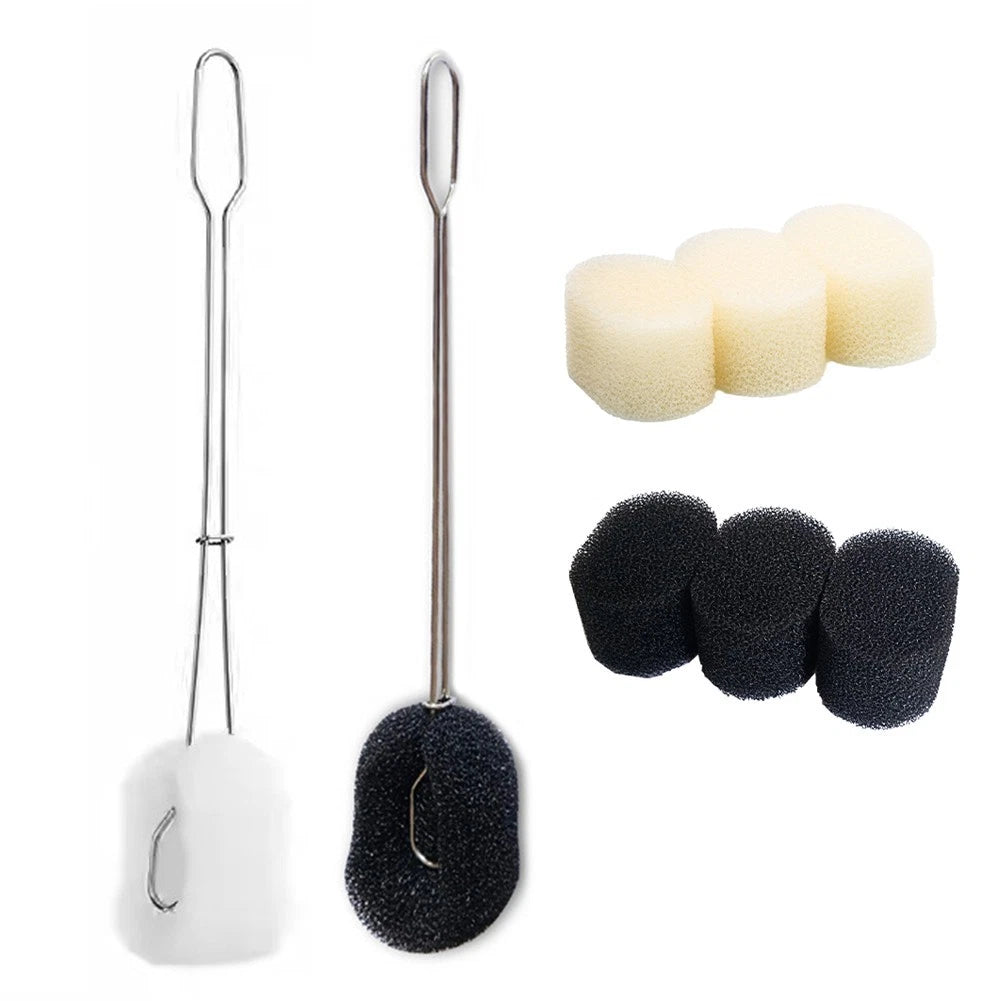 Sponge Head Scrubber for Cleaning Glasses