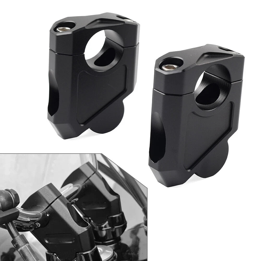 28mm Handlebar Mount Clamp Riser for Honda Suzuki Kawasaki