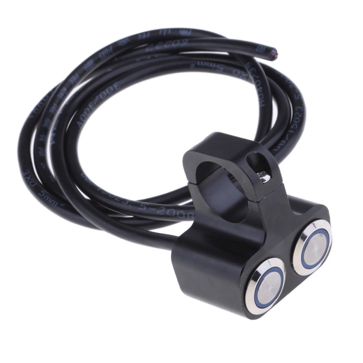 22mm Motorcycle Handlebar Headlight Spot Light Switch with Dual Indicator H