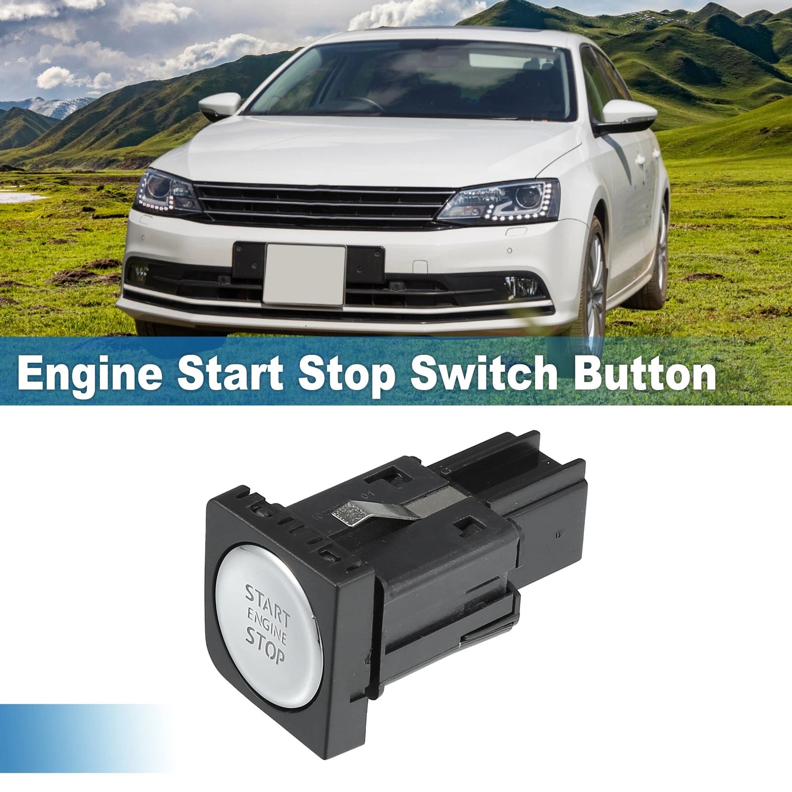 Engine Start Stop Switch Button Replacement for Volkswagen Jetta (2011–2018)