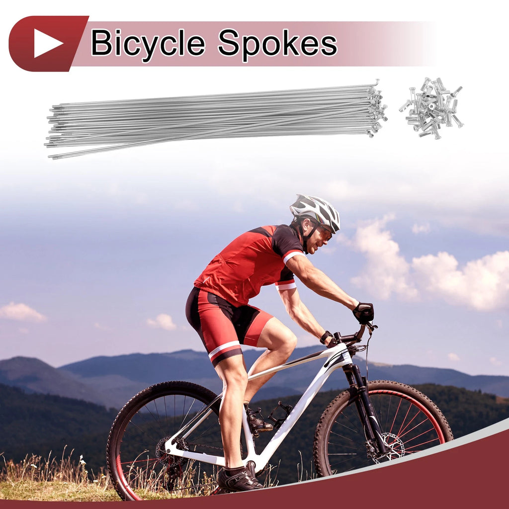 Bicycle Spoke Set 267 mm Galvanized Steel No. 45 for 14G (Units)