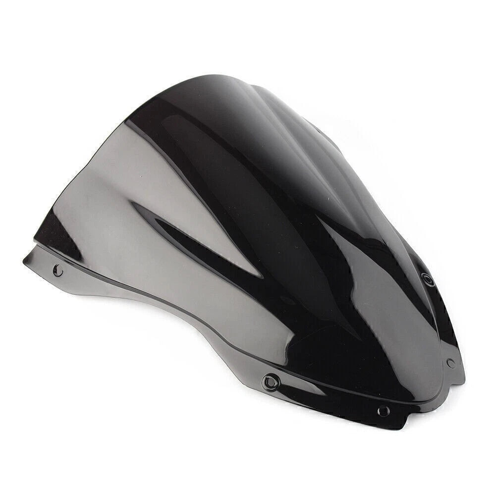 Double Bubble Front Windshield for Kawasaki ZX-10R (2016–2018) Black