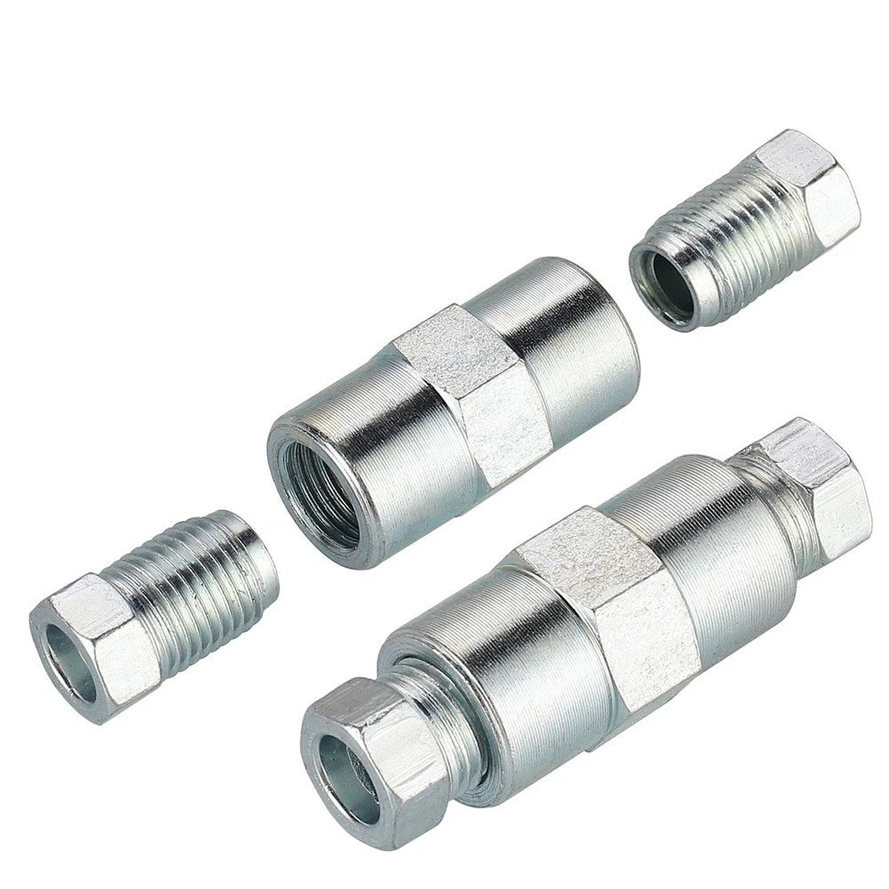 2X Brake Pipe 5 Meter with Nuts and Connector Kit for Refrigeration