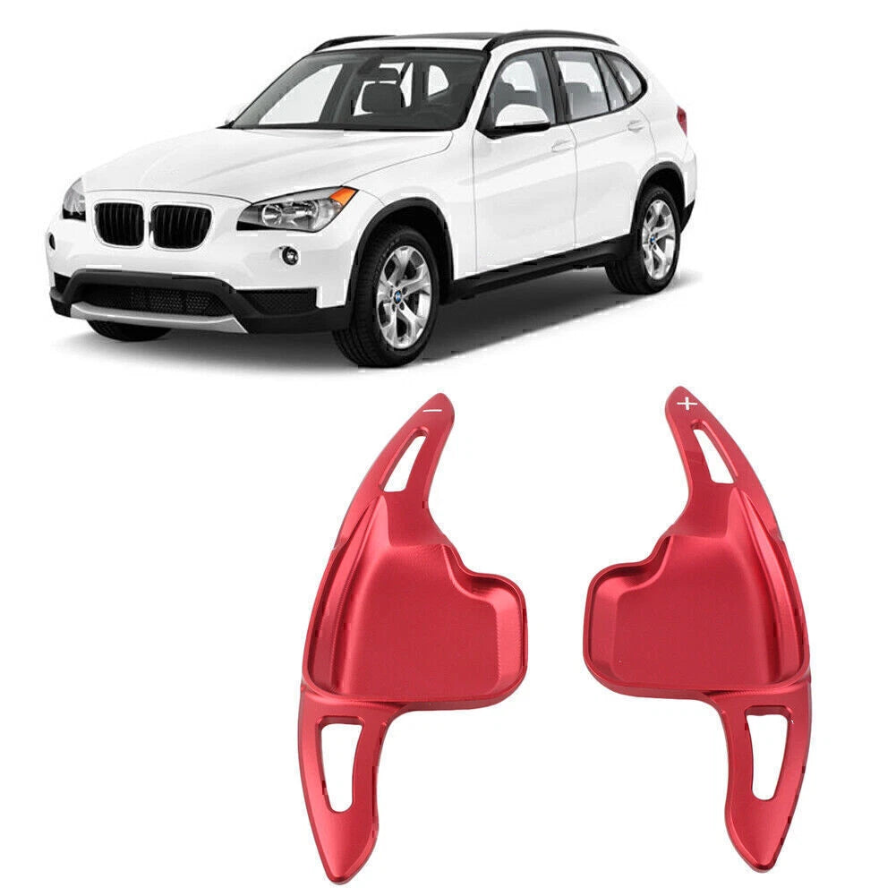 2 Pcs Red Steering Wheel Extension Gear Shift Paddle For BMW 2 3 4 5 6 Series X1