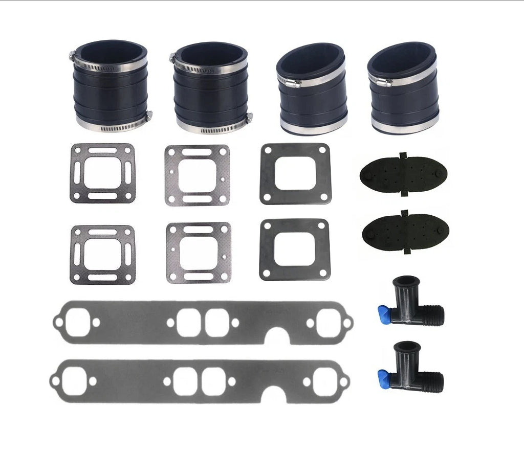 Exhaust Manifold Bellow Tube Kit for MerCruiser GM V8 (4")