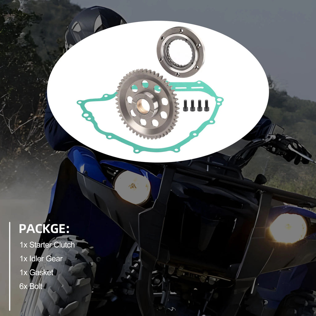 Starter Clutch Idler Gear Gasket Kit for Yamaha Rhino 700 YXR700 (2008–2013)
