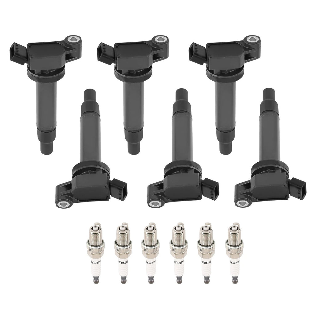 6x Iridium Spark Plug + Ignition Coil Set for Lexus ES RX 300/330 (1999–2006)