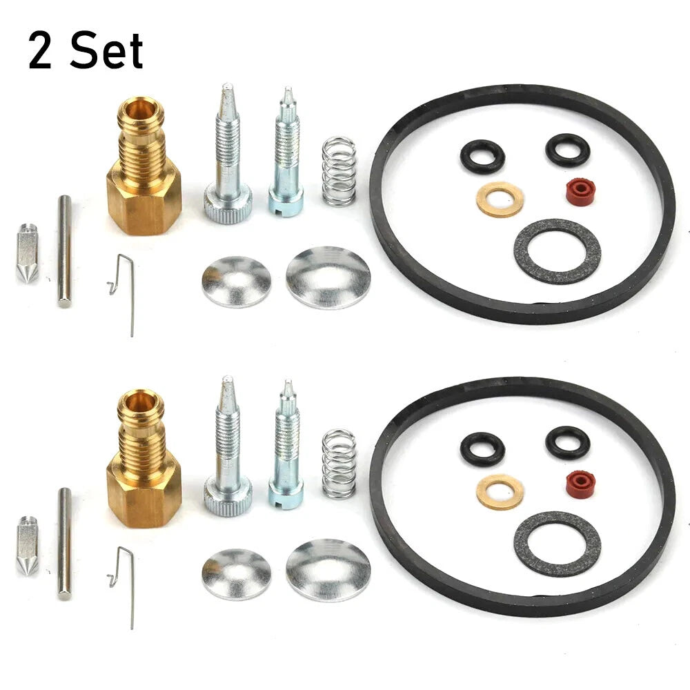 Set of 2 Carburetor Repair Kits for Tecumseh HM70 HM80 HM90 (632347 632622)