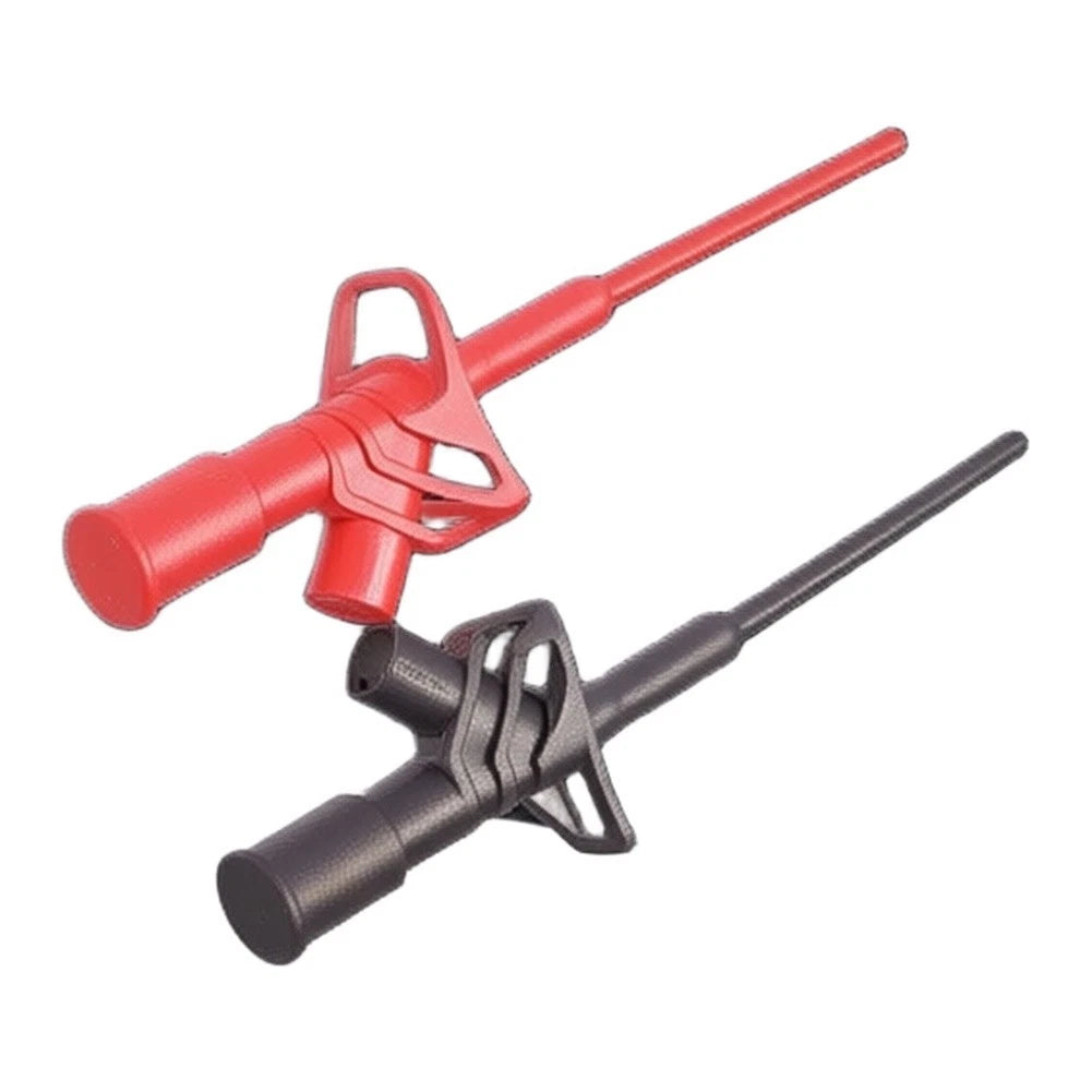 2X Insulation Test Probes Red Black Clips for DIY Projects