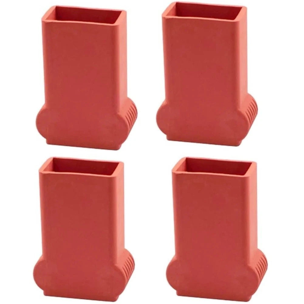 4 Pack Rubber Ladder Foot Covers for Utility Ladders