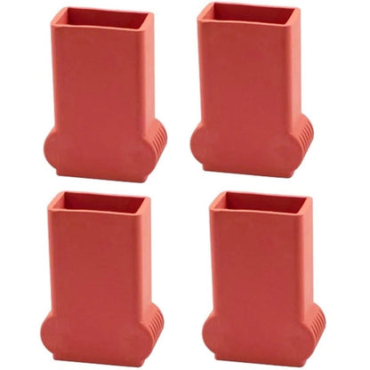 4 Pack Rubber Ladder Foot Covers for Utility Ladders