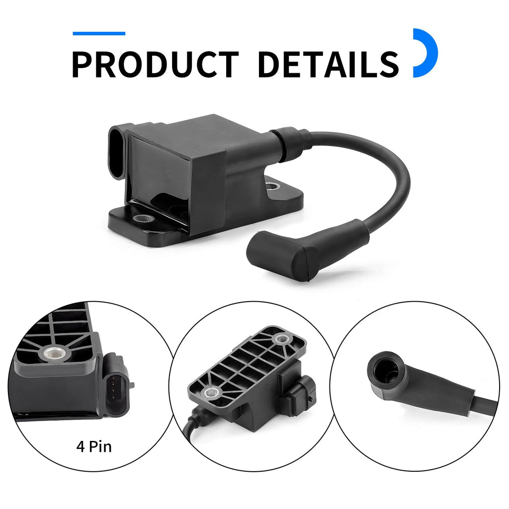 CDM Ignition Coil 4 Pin for Mercury Outboard 30-300HP (827509A10, 114-7509)