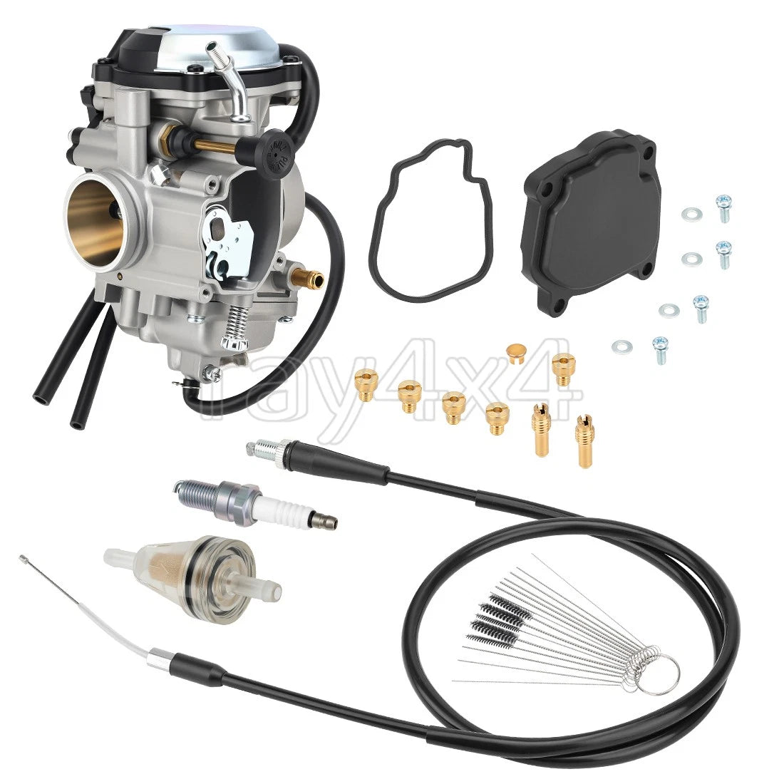 Carburetor w/Throttle Cable for Yamaha Bear Tracker 250 (1999–2004)