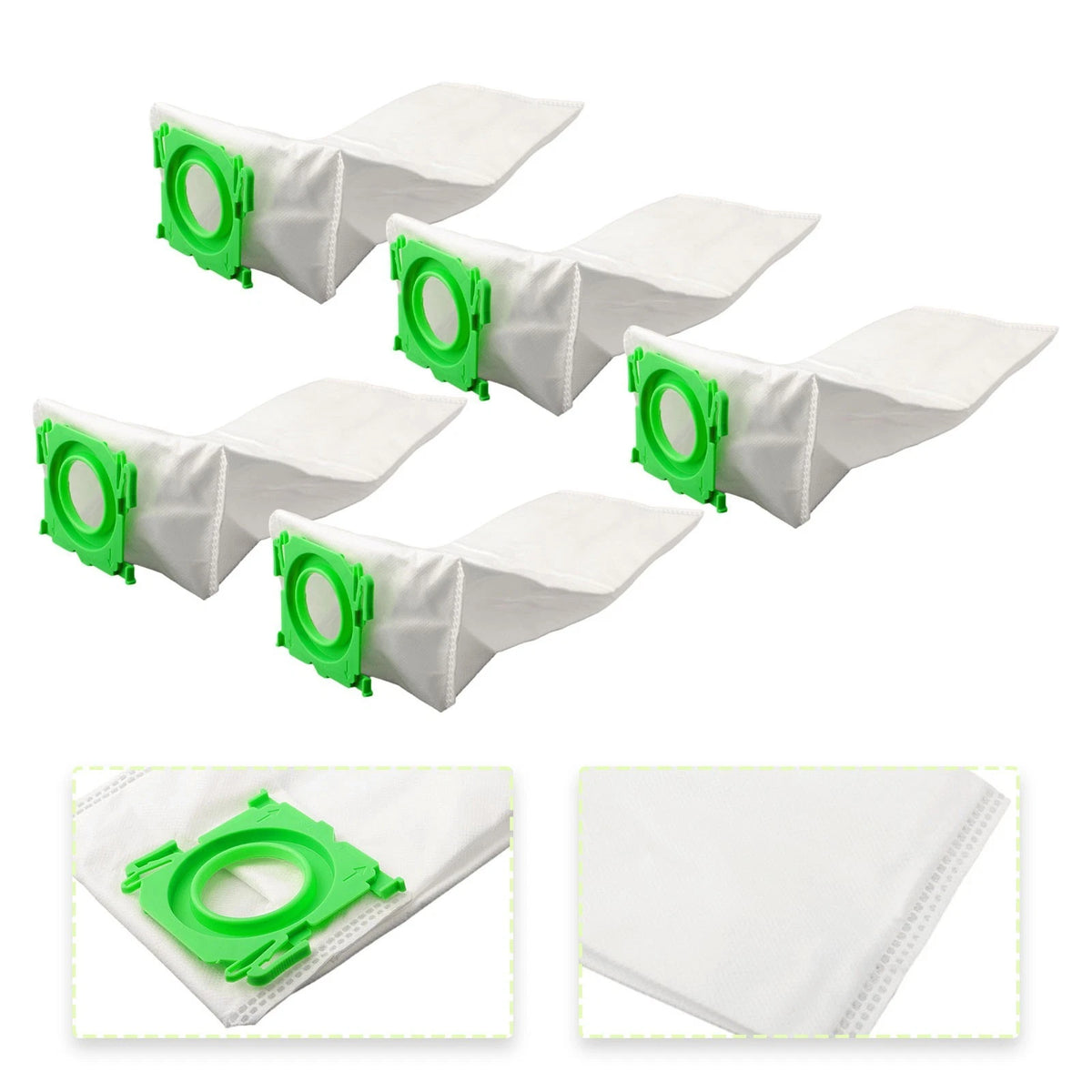 5 Reusable Dust Bags for Sebo Box Xc370