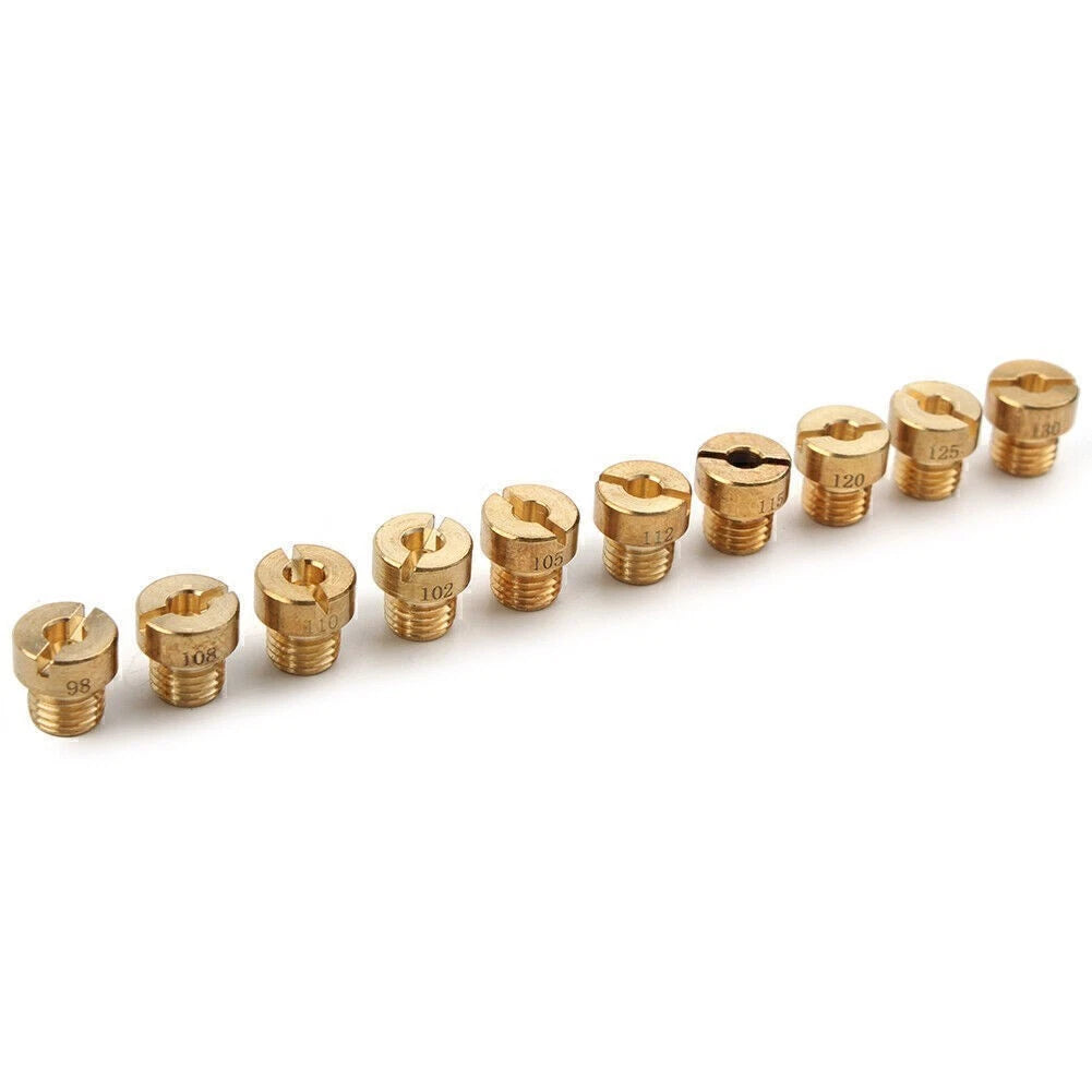 10pcs carburetor nozzle set for Dellorto PHBG SHA 6mm (#98-130)