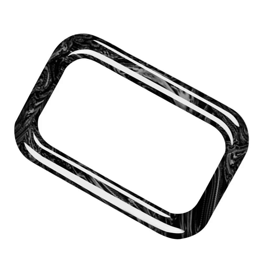 1x Marbling Trunk Switch Button Cover Trim For Mercedes Benz C Class W205 15-20