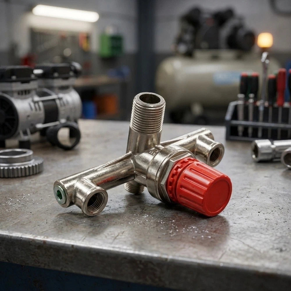 Double Outlet Tube Regulator Valve for Piston Air Compressor (2010–2023)