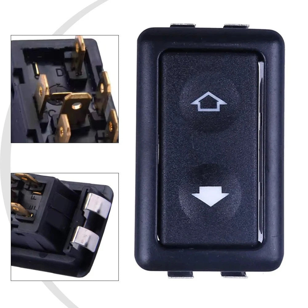 6pin Electric Window Switch Button Cover for Car (12V 24V)