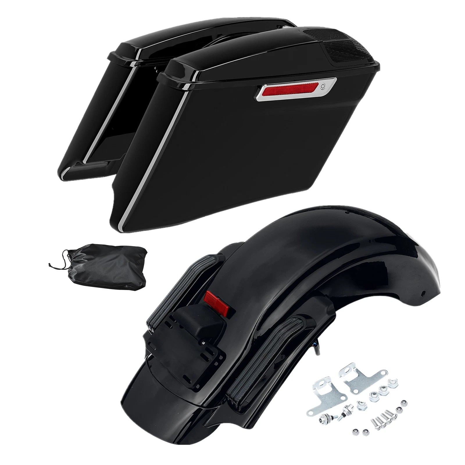 4" Extended Saddlebags for Harley Electra Glide Road Glide (2014–2023)