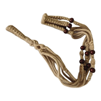 Set of 2 Macrame Plant Hangers for Balcony Patio Living Room