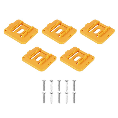 5X Battery Rack Holder for DEWALT 14.4-18V (Wall Mount)