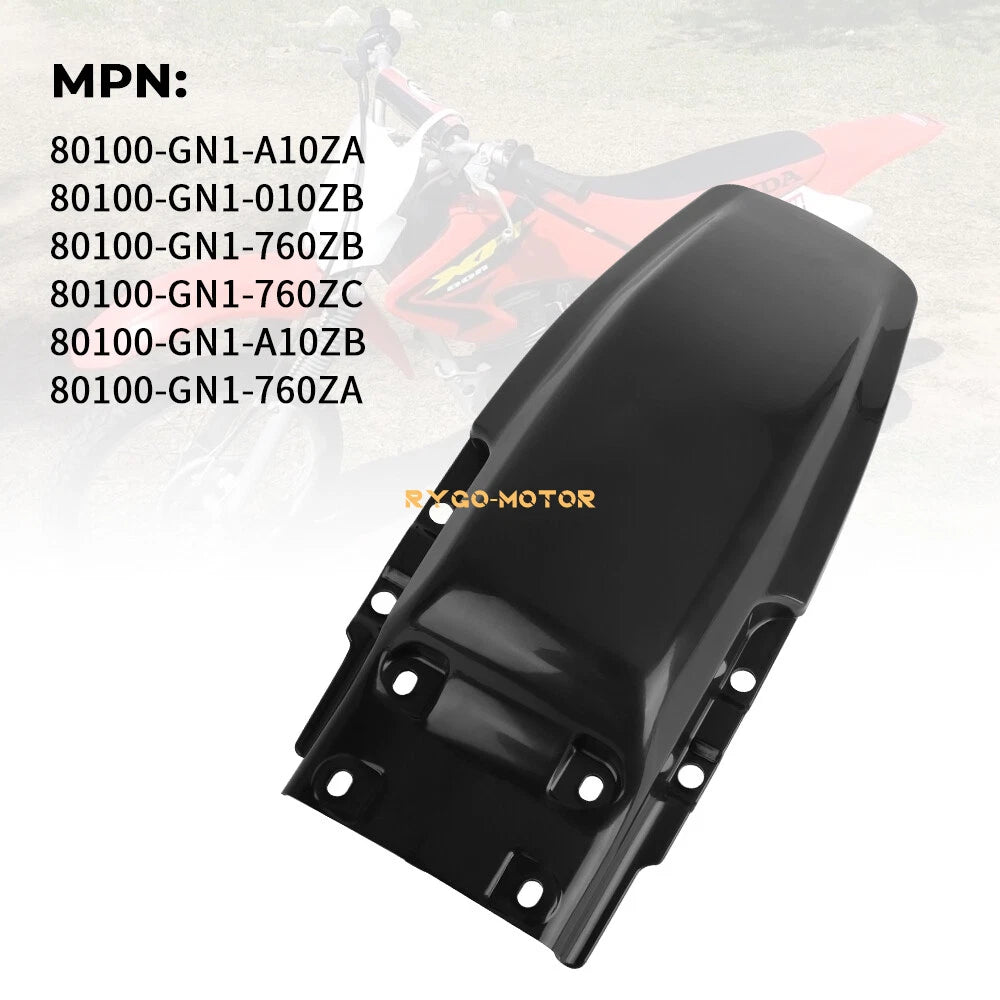 Rear Fender Mudguard for Honda XR80R XR100R (1985–2000)