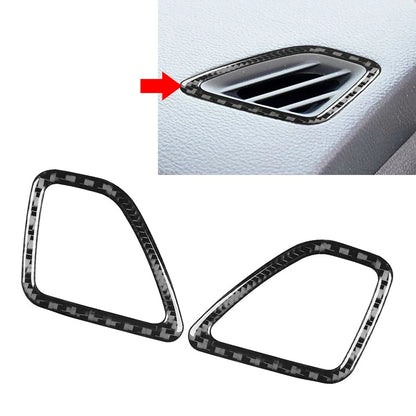 Black Dashboard Air Vent Outlet Cover Trim for Jeep Cherokee (2014–2023)